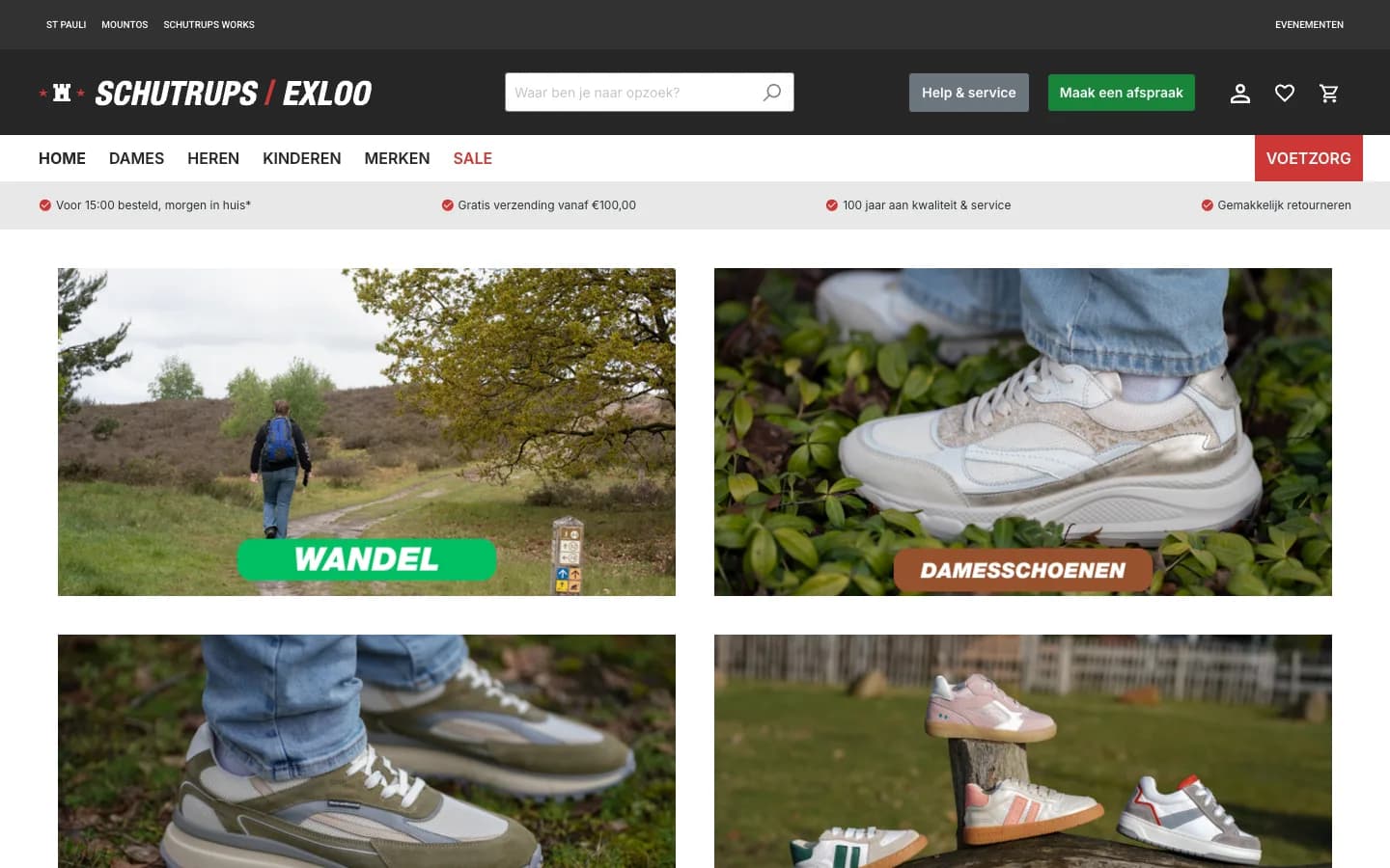 Schutrups Shopify-shop og bookingsystem